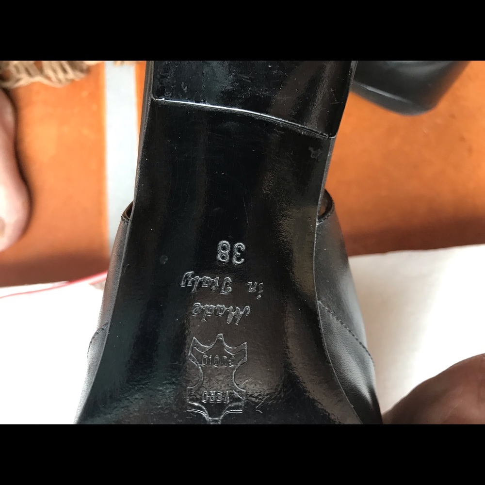 EUC NEW STYLE Italian Leather Sling- Backs Size 8 - Picture 8 of 8